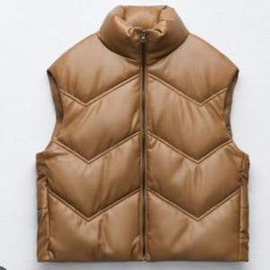 Zara Vegan Leather Vest